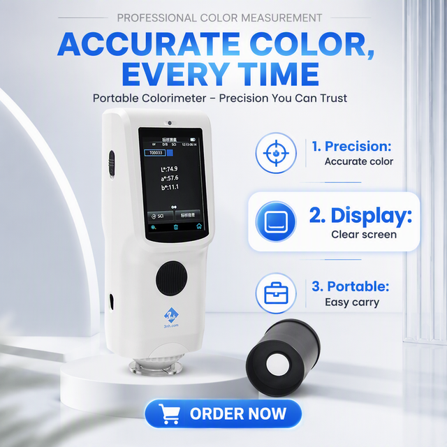 3nh Colorimeter Factory Lab Testing Equipment LED Economic Digital Portable Spectrometer