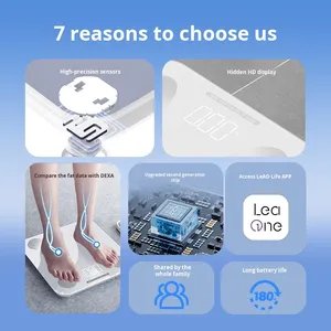Báscula de grasa corporal recargable de alta precisión para uso electrónico en el hogar Calidad Buena pérdida de grasa <span class=keywords><strong>Peso</strong></span> máximo especial 180kg - Product Image 6