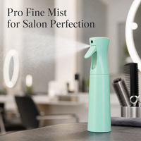 Pulvérisateur à pompe à brume fine continue PET 200ml 300ml haute pression ultra-fine anti-fuite pour salon de coiffure, plantes et désinfection