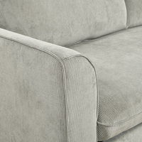 Canapé-lit en velours trois places de conception européenne avec rangement, écologique, durable et confortable pour appartement et salon