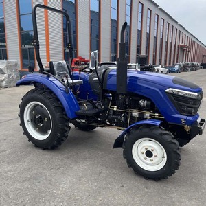 Tracteur à roues 50 CV 4 roues motrices noir, tracteur agricole multifonctionnel - Product Image 5