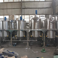 Goudzwaartekracht Raffinage Machines Zonnebloemolie Dubbele Raffinage Verwerkingsmachine Palmpit Olieraffinage Machine