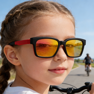 <span class=keywords><strong>Occhiali</strong></span> <span class=keywords><strong>da</strong></span> Sole Clip-on 2-in-1 per Bambine con Montatura TR, Comodi <span class=keywords><strong>da</strong></span> Indossare e Resistenti agli Urti - Product Image 5