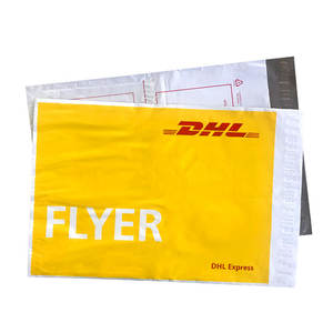 Почтовые пакеты для почтовых отправлений DHL на заказ, Пластиковые курьерские пакеты для почтовых отправлений, упаковочные пакеты для почтовых отправлений с карманом - Product Image 3