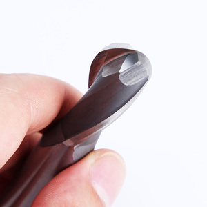 Huhao <span class=keywords><strong>HSS</strong></span> tungsten carbide 2 Sáo rắn bóng mũi cuối Mill phay <span class=keywords><strong>Cutter</strong></span> cho thép h04230501 - Product Image 4