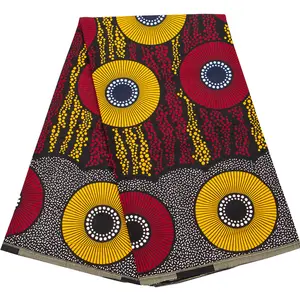 African wax fabric Hot sale cotton batik printed African fabric clothing women dresses cotton