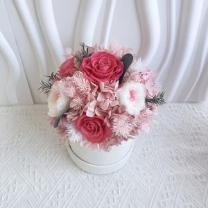 Bouquet di Rose Eterne Naturali Personalizzato a Forma di Fungo, Fiori Conservati in Scatola o Vaso, Marca <span class=keywords><strong>TR</strong></span>, Regalo per la Festa della Mamma - Product Image 3
