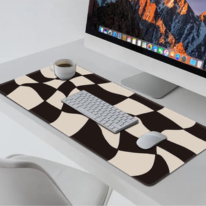 2026 LW <strong>Pink</strong> Marble Mouse Pad with Stitched Edge Premium-Textured Mouse Mat Waterproof Non-Slip Rubber Base <strong>Mousepad</strong> - Product Image 6