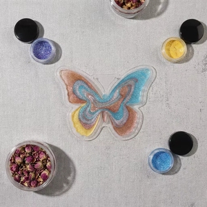 LEQU Happy And Fun Ensemble de poudre de mica à effet chromatique en vrac, 18 couleurs, pigment de qualité cosmétique pour l'artisanat en résine, vente en gros - Product Image 5