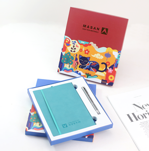 프린팅 시티 팩토리 기업 선물 세트 A5 노트북 문구류 저널 맞춤형 종이 노트패드 아트 프린트 비즈니스 선물 세트 - Product Image 3