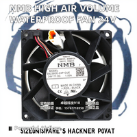 NMB 09238DE-24P-CUE 5V 1,50A 4-Draht Elektrischer DC-Kühlventilator Wasserdicht Hoher Luftdurchsatz Kunststoff-Kugellager Freistehend 1 Jahr Garantie
