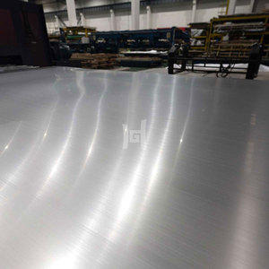 <span class=keywords><strong>Plaque</strong></span> décorative en <span class=keywords><strong>acier</strong></span> inoxydable 316L brossé finition satinée AISI, texture <span class=keywords><strong>fine</strong></span>, fournie par le fabricant - Product Image 4