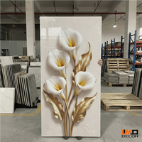 Revêtement mural en PVC brillant 3D résistant aux UV et au feu, épaisseur 2 mm/3 mm, panneau décoratif à jointure sans soudure
