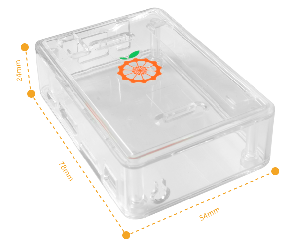 Official Recommended Orange Pi Case for One / One Plus Cheaper Price ABS CASE
