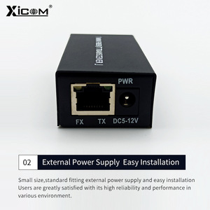 XICOM 1000Mbp มินิ SC มีเดียคอนเวอร์เตอร์ โหมดเดี่ยว 20 กม. ตัวรับส่งสัญญาณไฟเบอร์ออปติก - Product Image 5