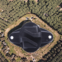 Hoogspannings kunststof draad elektrische boerendraadklem isolator UV-bestendig eenvoudig te monteren natuur