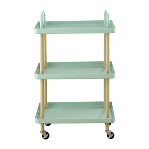 ชั้นวางสี่เหลี่ยม3ชั้นสไตล์ใหม่รถเข็นเลื่อนได้3ชั้นสำหรับห้องนั่งเล่นห้องนอนห้องครัวติดตั้งง่ายแบบยืน - Product Image 3