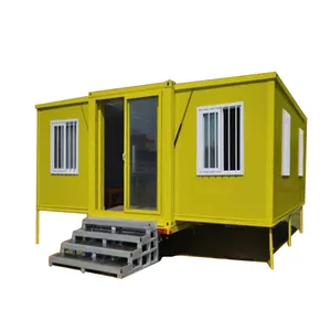 Insulated 40ft 20ft Villa Prefabricated Expandable Container House Waterproof Prefab Mobile Home 2/3/4/5 Bedroom With Bathroom