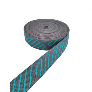 สายสะท้อนแสงเรืองแสง พิมพ์ลายด้วยความร้อน โลโก้ตามสั่ง ขนาดเลือกได้ สายรัดไนลอน อุปกรณ์ตกแต่งเสื้อผ้าแบบกำหนดเอง พิมพ์ลาย - Product Image 1