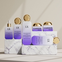 Flacon Pompe en Verre de 30ml 50ml 100ml Carré pour Lotion, Crème et Sérum Soin de la Peau, Ensemble de Bouteilles et Pots Cosmétiques de Luxe 30g 50g