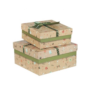 Coffret cadeau de noël Emballage Cadeau Boîte <span class=keywords><strong>Trois</strong></span> Pièces - Product Image 4