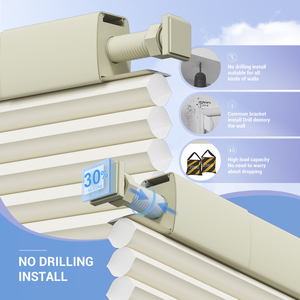 Không có khoan ngày đêm di động Rèm màn & ánh sáng-lọc không dây tổ ong Rèm kép mù cho cửa sổ - Product Image 2