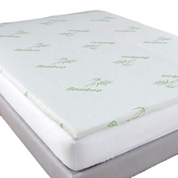 Couvre-matelas personnalisé en mousse à mémoire de forme, lit en bambou