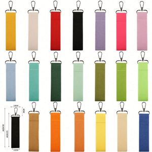 Hot Selling Cotton <b>Customized</b> Embroidery Badge Wrist Lanyard Fashional <b>Keychain</b> Buckle Wristlet <b>Keychain</b> - Product Image 4