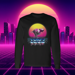 T-shirt à manches longues Vaporwave, année du chien, zodiaque chinois, 1982 - Product Image 3