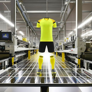 Benutzer definiertes Logo Fußball trikots Fußball uniform Set Automat isiertes Schneiden Jungen Trainings outfit-OEM Service Soccer Wear - Product Image 3