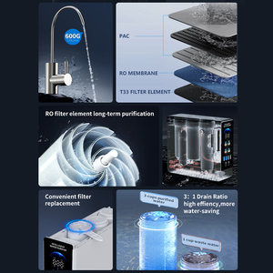 Desktop Reverse Osmosis Water Purifier Household Hotel System Tankless Plastic Material Water <b>Filter</b> - Product Image 4