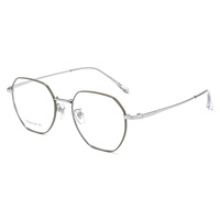 Montures de lunettes polygonales en titane pur à monture complète, best-seller Tmall, verres AC, ultra-légères, tendance et d'apparence naturelle