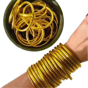 Bracelets unisexes en silicone imitation perle avec design circulaire, style tendance de l'Uttar Pradesh pour les occasions de fête - Product Image 3