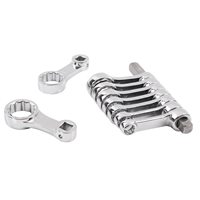 Usines d'outils à main industriels, jeu de 9 clés à cliquet à douille à 12 pans de 3/8 pouces, adaptateur de clé dynamométrique