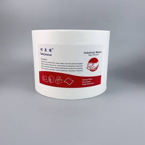 Rouleau de chiffons industriels multi-usages <span class=keywords><strong>en</strong></span> pulpe de bois et polyester, sans lin, de <span class=keywords><strong>forme</strong></span> carrée, type essuie-tout - Product Image 3