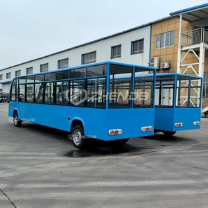 Zhenda Hot Sale Blue 23-Seat Electric Sightseeing Bus with <b>Battery</b> Group Multi-Passenger Capacity Electric Vehicles - Product Image 4