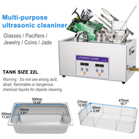 Nettoyeur à ultrasons industriel de grande capacité / Équipement de lavage à ultrasons / Machine de nettoyage DPF Sonicator automatique 22L