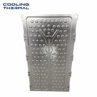 Plaque de refroidissement liquide en aluminium brasé sur mesure pour la gestion thermique des batteries