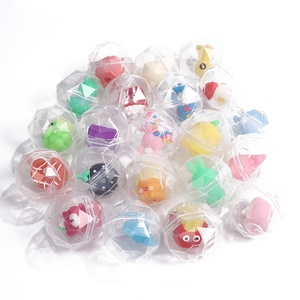 Capsule en plastique transparente de 45 mm en forme de diamant pour boîte de jouets classiques surprise pour distributeur automatique, certification ASTM pour 14 ans et plus - Product Image 2