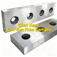 Couteaux de cisaille en acier forgé à double tranchant pour cisailles hydrauliques à portique multi-tonnages, personnalisables OEM