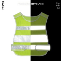Gilet de sécurité réfléchissant OEM ODM, logo personnalisé, gilet de travail haute visibilité, gilet d'avertissement haute visibilité pour usage industriel