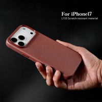 JOYPORODO L163 Coque Mobile Luxe en Tissu Techwoven pour iPhone 15 16 17 Pro Max avec Dos Magnétique et Fundas Para Celular