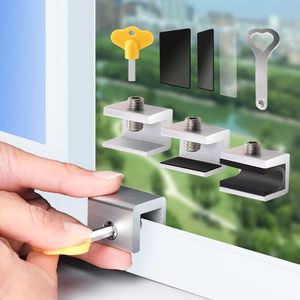 Blocca Finestre Regolabile in Acciaio Inox a Prova di Bambino, Orizzontale e Verticale, per Sicurezza Domestica - Product Image 4