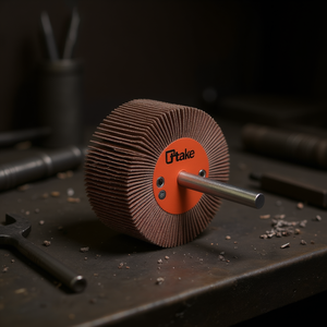 Roue à lamelles abrasives Ttake 40x10 mm, grain 60, tige de 6 mm pour le meulage - Product Image 3