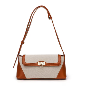 Portefeuille personnalisé de haute qualité avec contraste de couleurs, sac fourre-tout réglable à porter sous le bras, sac fourre-tout à fermeture éclair à porter à l'épaule - Product Image 2