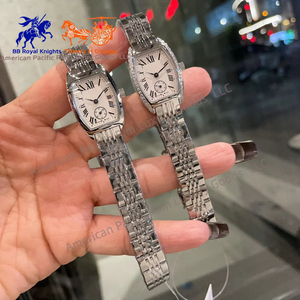 นาฬิกา Longines หรูหรา ดีไซน์เรขาคณิตแบบโบราณ ทันสมัย เรียบง่าย สำหรับธุรกิจ ใช้กลไก 'Ronda' รุ่นใหม่ - Product Image 4