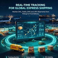 Suivi en temps réel pour la livraison express mondiale : surveillez l'état des colis DHL, FedEx, EMS et UPS