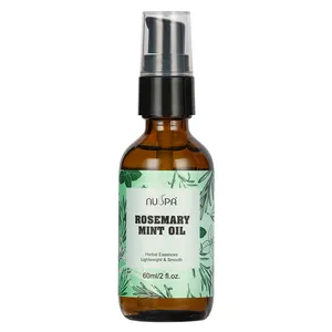 Óleo hidratante anti-queda de cabelo, óleo hidratante de rosemary e hortelã para todos os tipos de cabelo, preço de fábrica