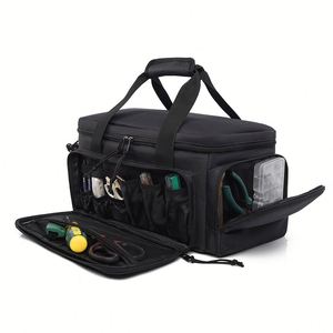 Sac de rangement portable robuste de 14 pouces pour outils à main, idéal pour électriciens, soudeurs, jardinage, camping, pêche et transport - Product Image 2