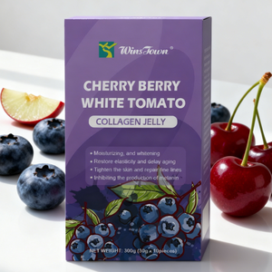 Gelatina de Colágeno con Sabor a Cereza y Bayas, Extracto Natural de Frutas, Suplemento Dietético, Apoyo Nutricional Diario Suave, Gelatina de Colágeno para la Salud - Product Image 1